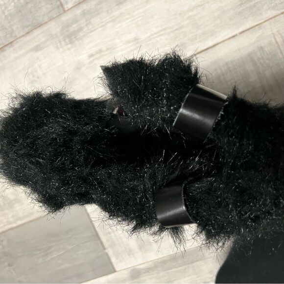 Sorel Tolfino Black Quilted Pink Faux Fur Waterproof Snow Winter Tall Boot 6 - Picture 12 of 14